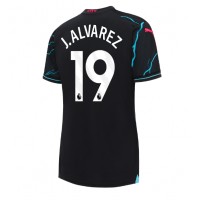 Maglie da calcio Manchester City Julian Alvarez #19 Terza Maglia Femminile 2023-24 Manica Corta